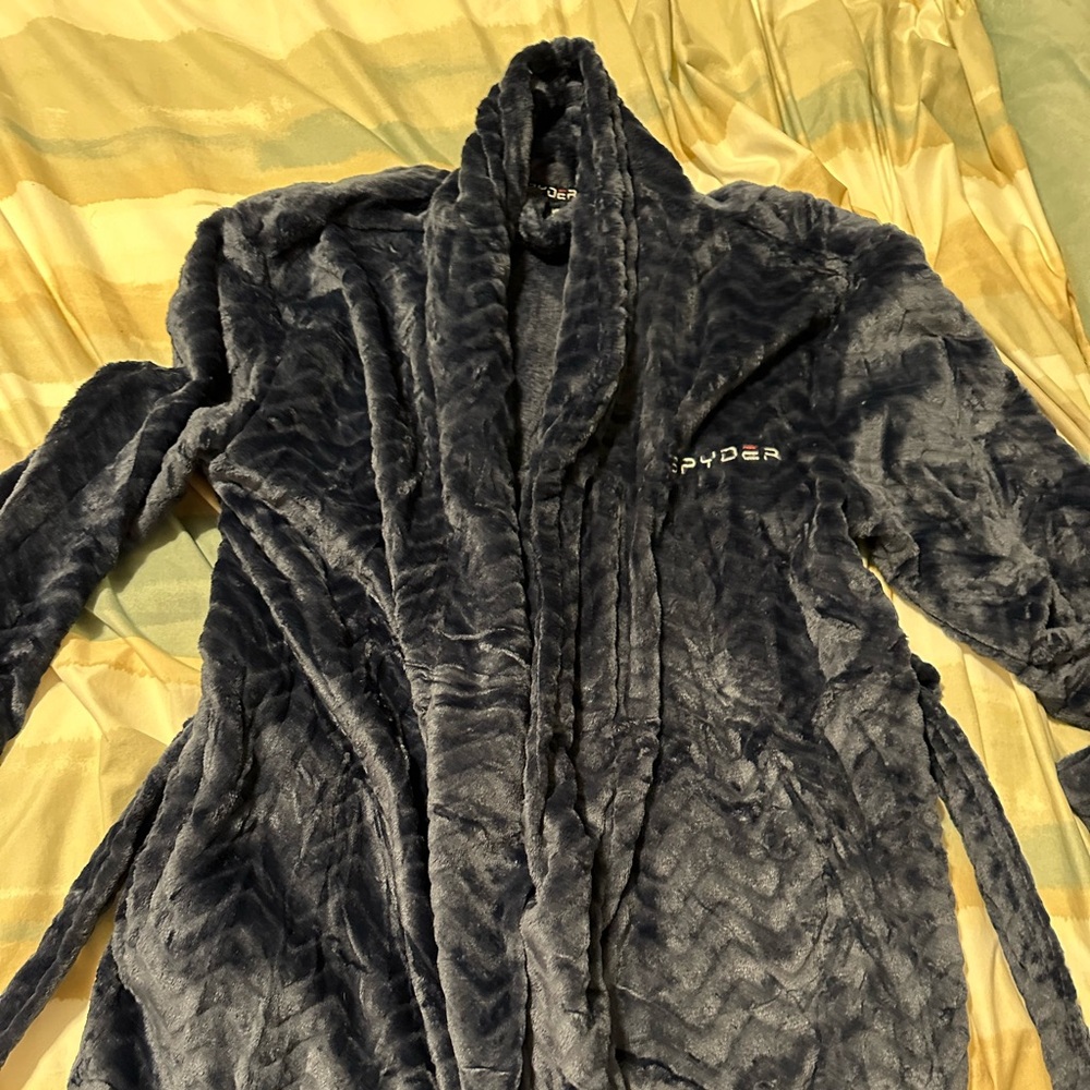 Spyder Navy Plush robe
